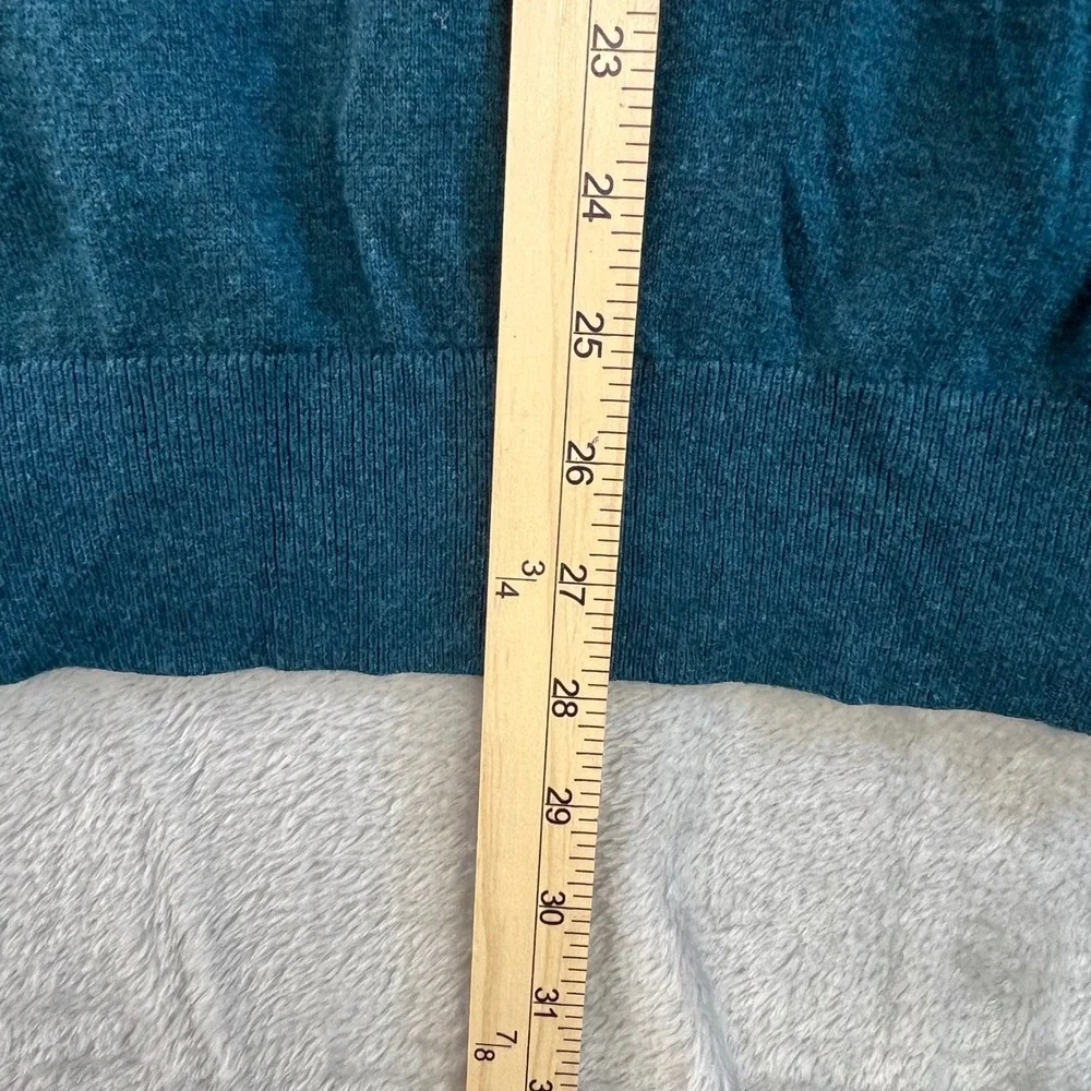 St Johns Bay‎ Mens V Neck Sweater Blue Long Sleeve Size XXL Grandpa Cozy Cabin